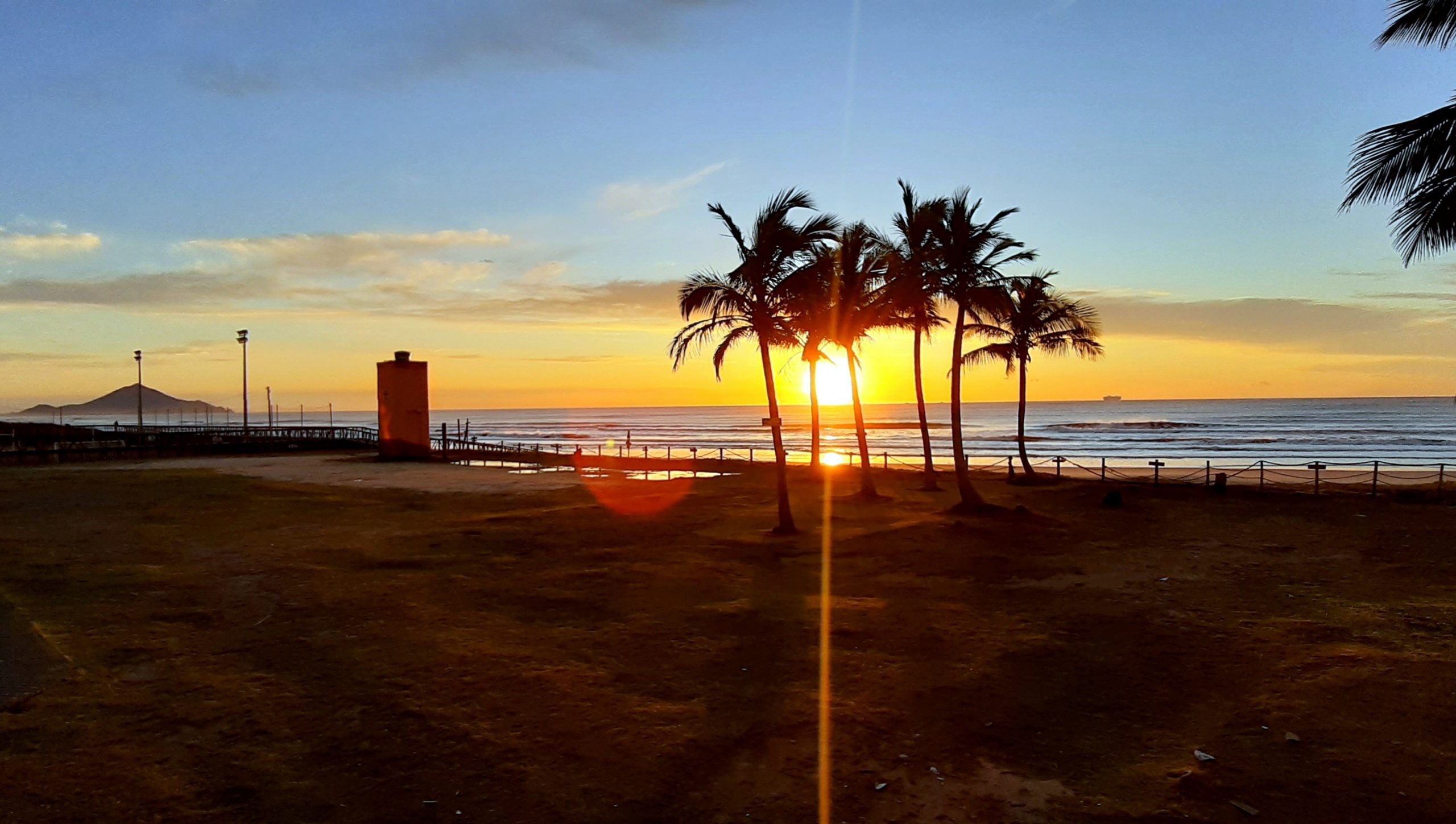 Amanhecer no município de Navegantes