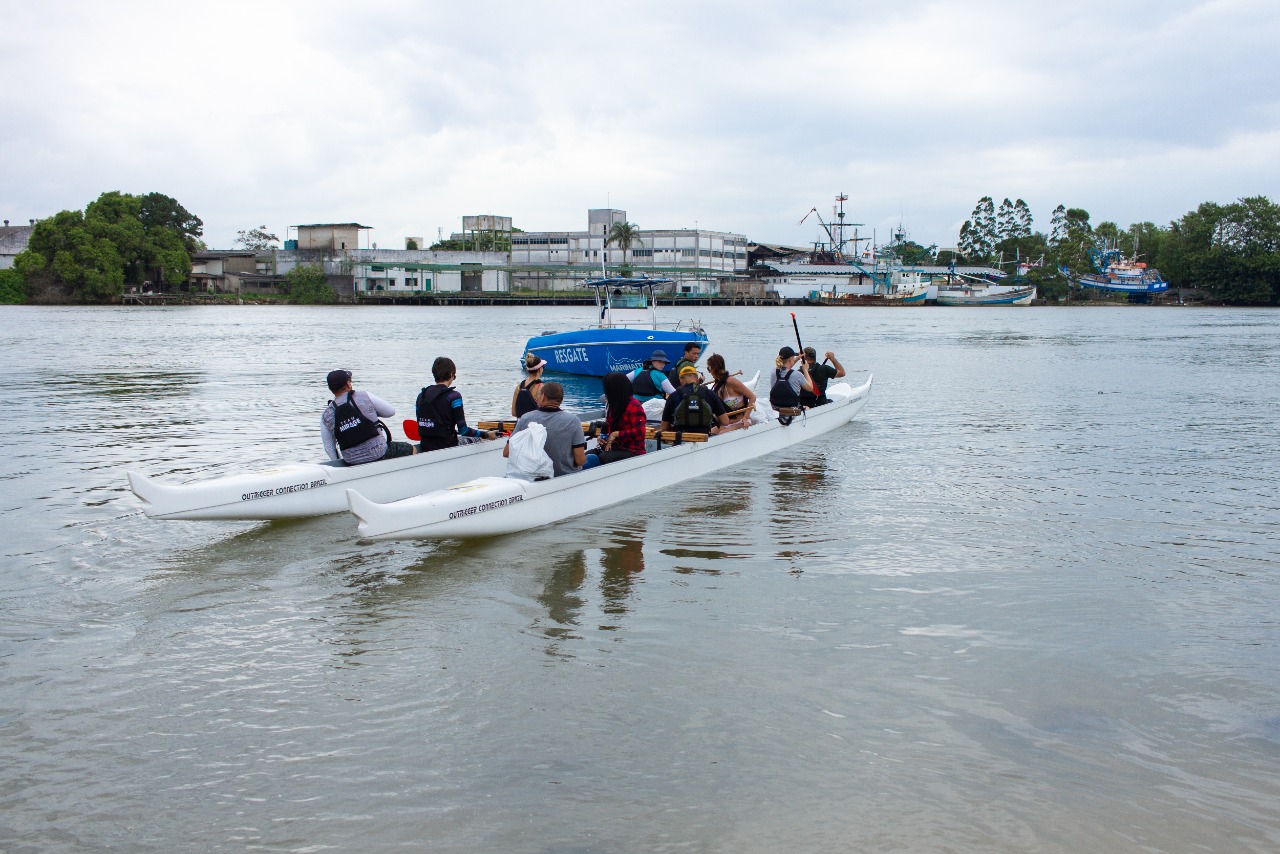 mutirão limpeza Marina Itajaí