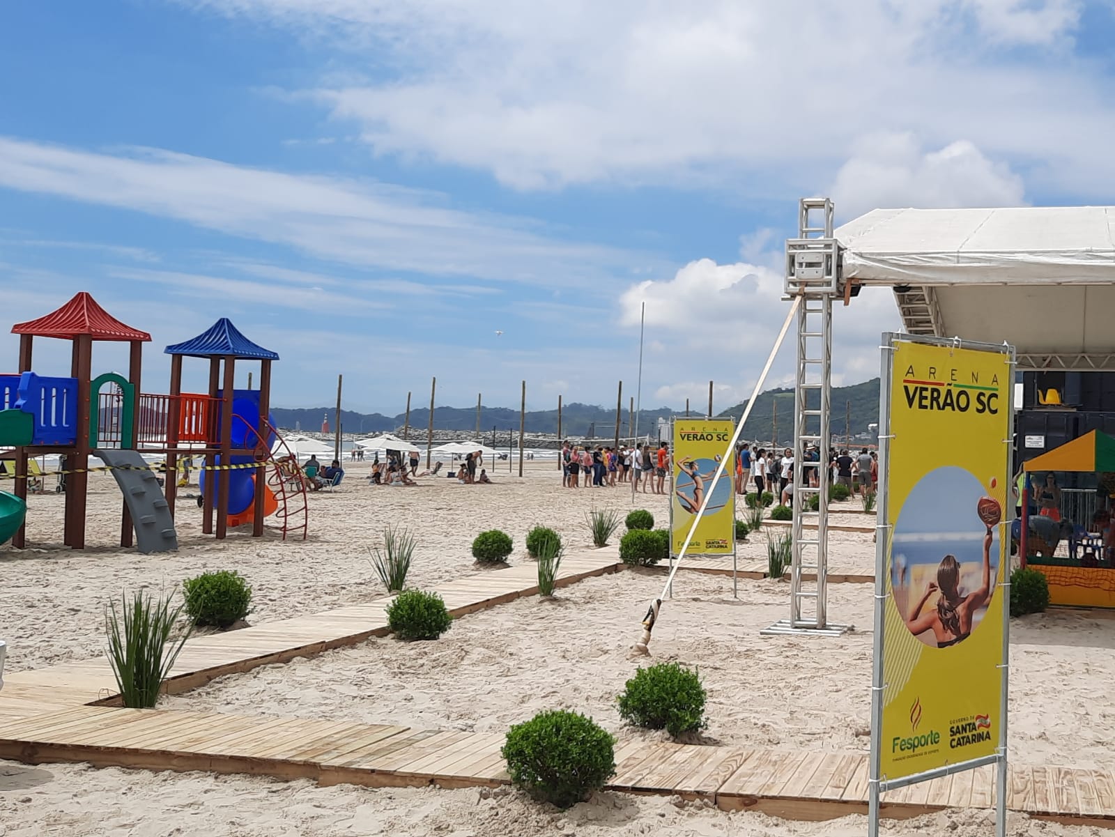 Navegantes é contemplada com o projeto Arena de Verão