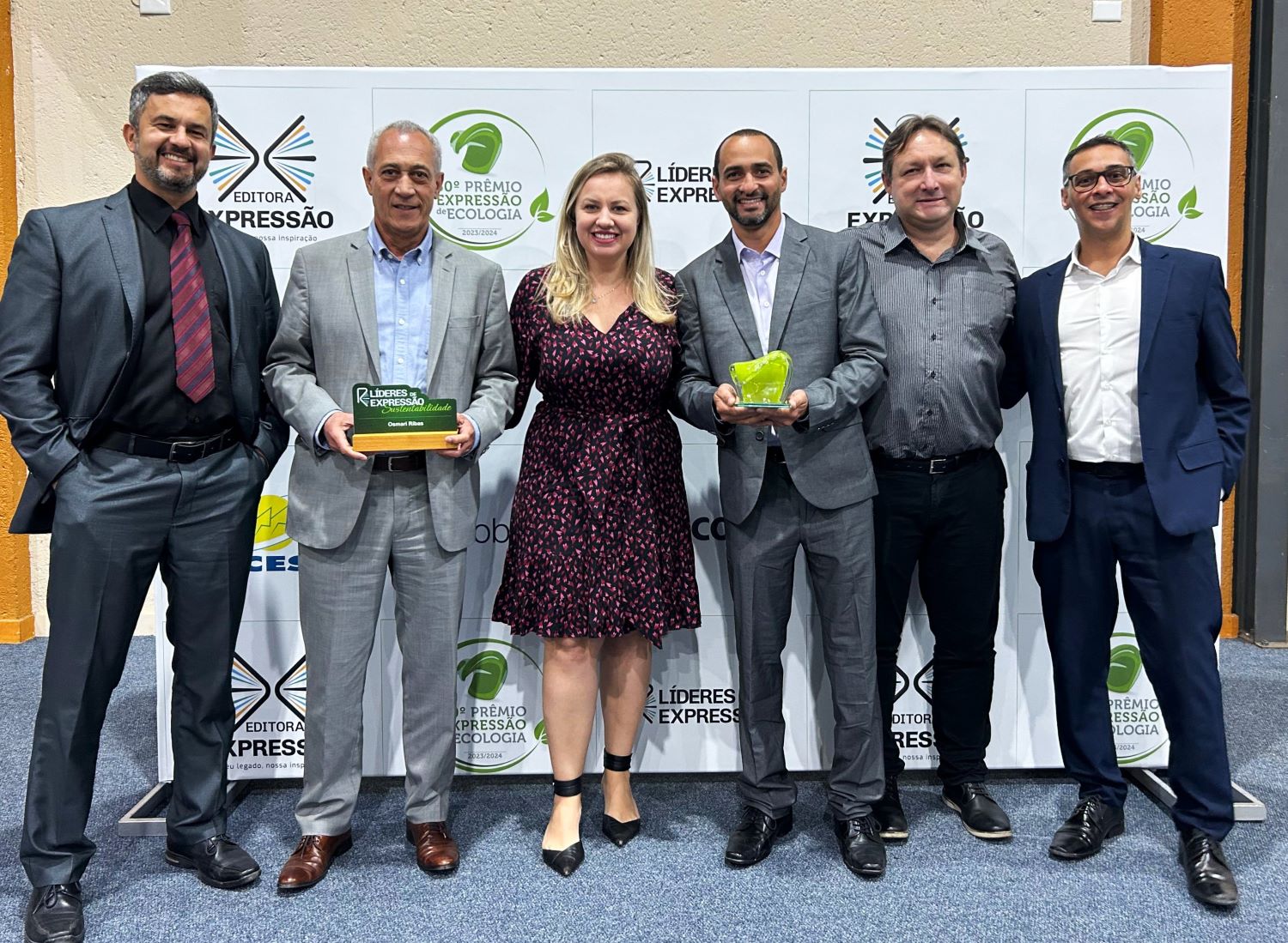 Representantes da Portonave na 30ª edição do Prêmio Expressão de Ecologia