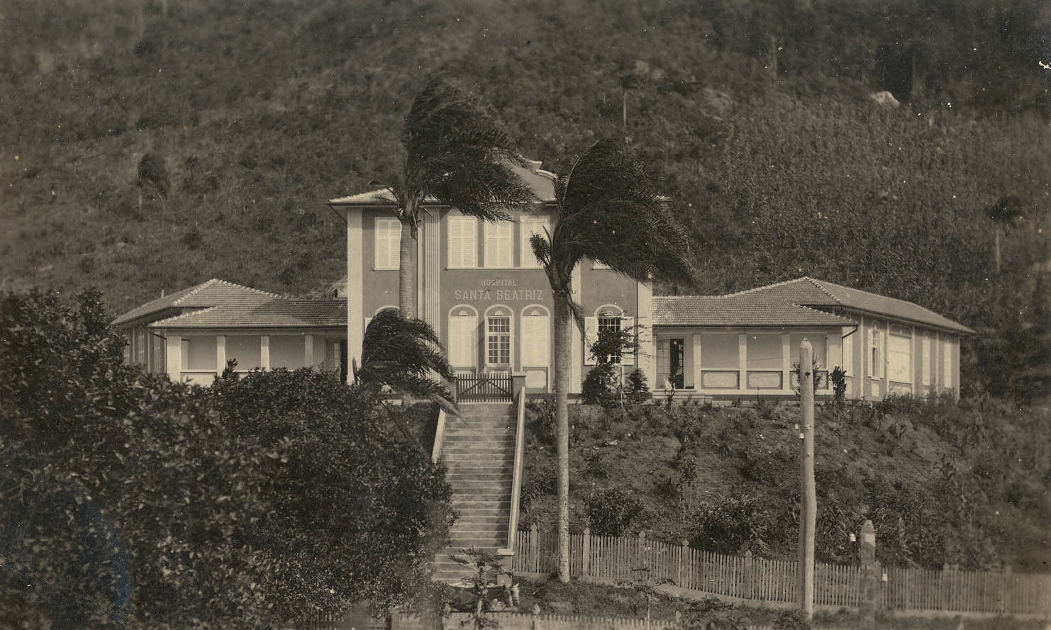 Hospital Santa Beatriz foi inaugurado em 1887 e atendeu a população de Navegantes por mais de 70 anos.  Crédito: FGML/CDMH