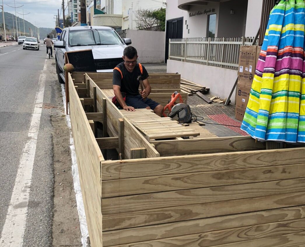 parklet em Navegantes