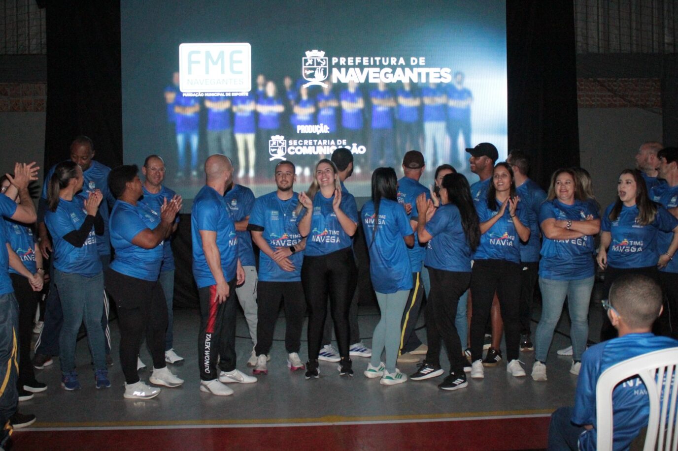 Lançamento do Time Navega reúne 500 atletas e treinadores de Navegantes
