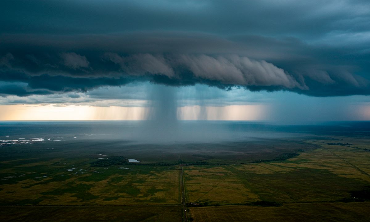 Alerta para temporais isolados e chuva intensa entre quinta e sexta