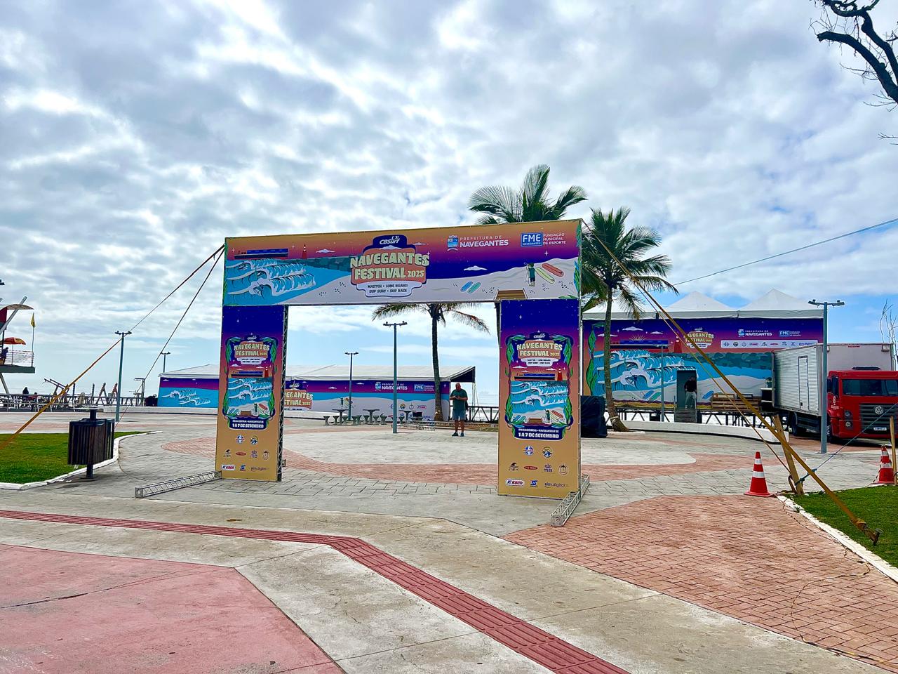 Festival de Surf de Navegantes inicia segunda-feira (1) na Praça Central