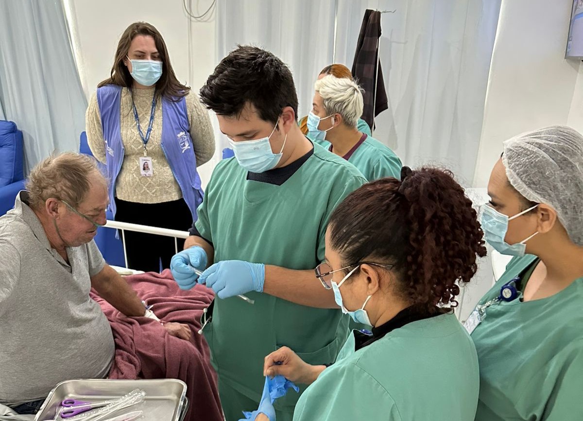 Hospital de Navegantes realiza treinamento sobre Síndrome Respiratória