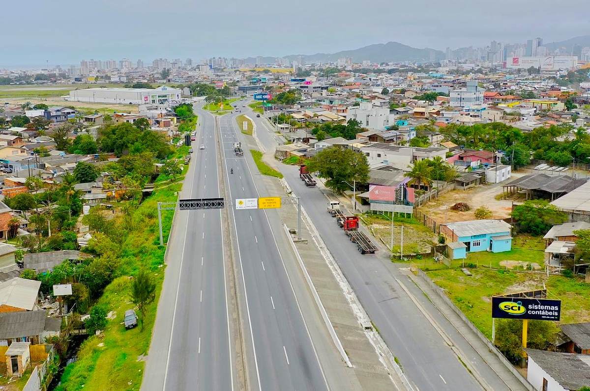 Motoristas já podem usar novo trecho da marginal da BR-470 em Navegantes
