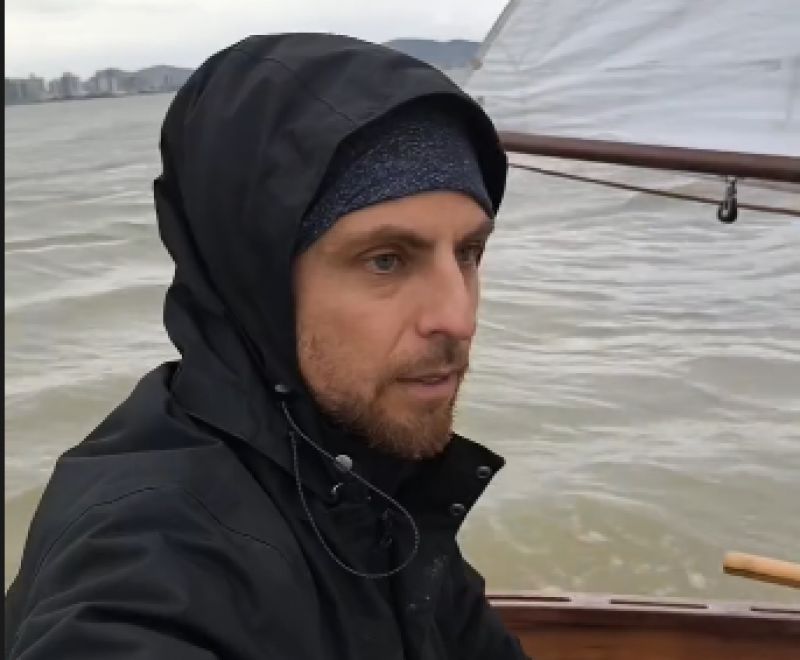 Professor da Associação Náutica morre quando velejava na costa de Navegantes