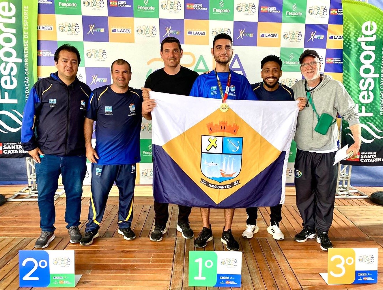 Navegantes conquista duas medalhas ouro no Parajasc