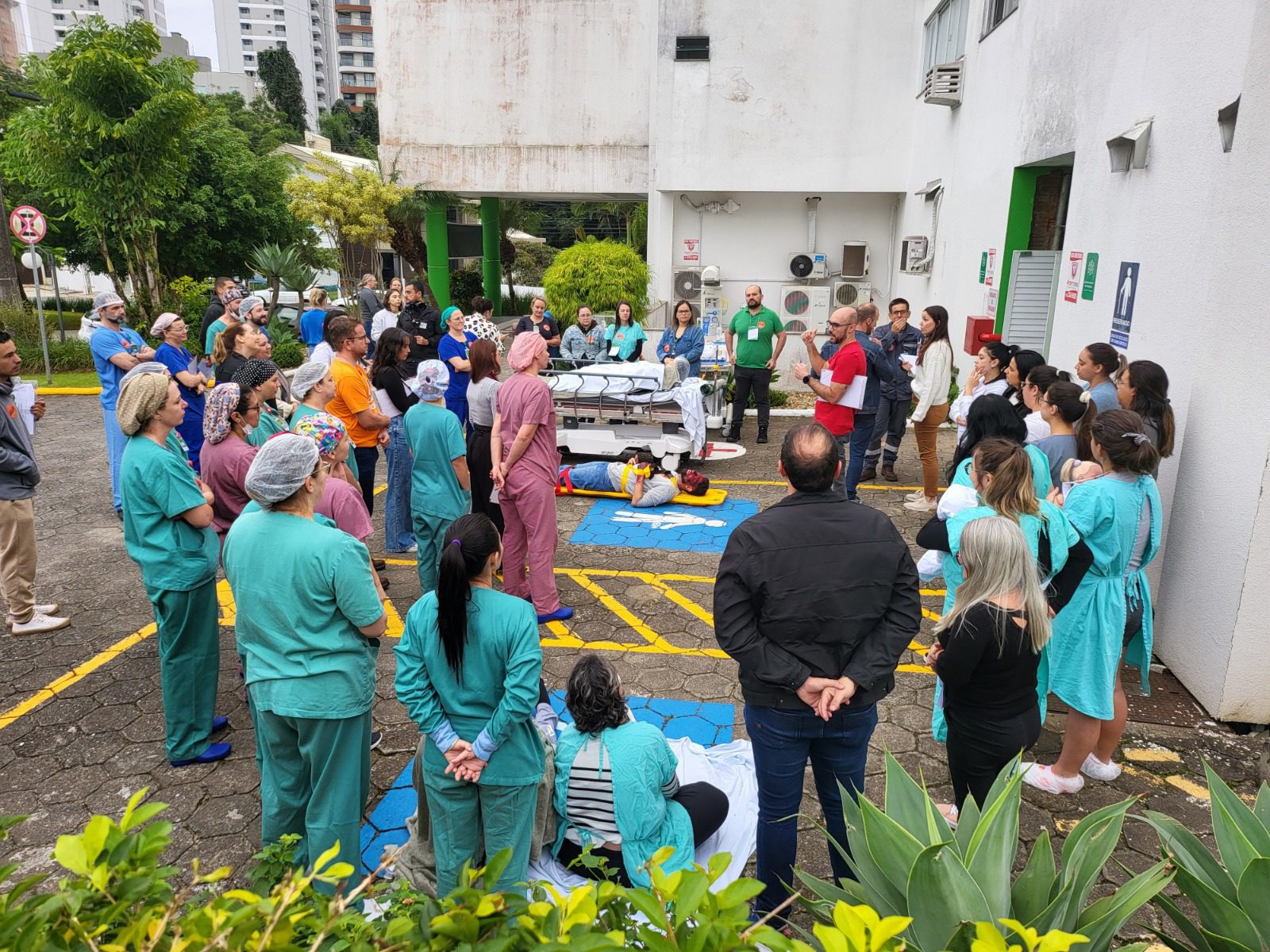 Unimed faz simulados de incêndio no Hospital de BC e na Maternidade