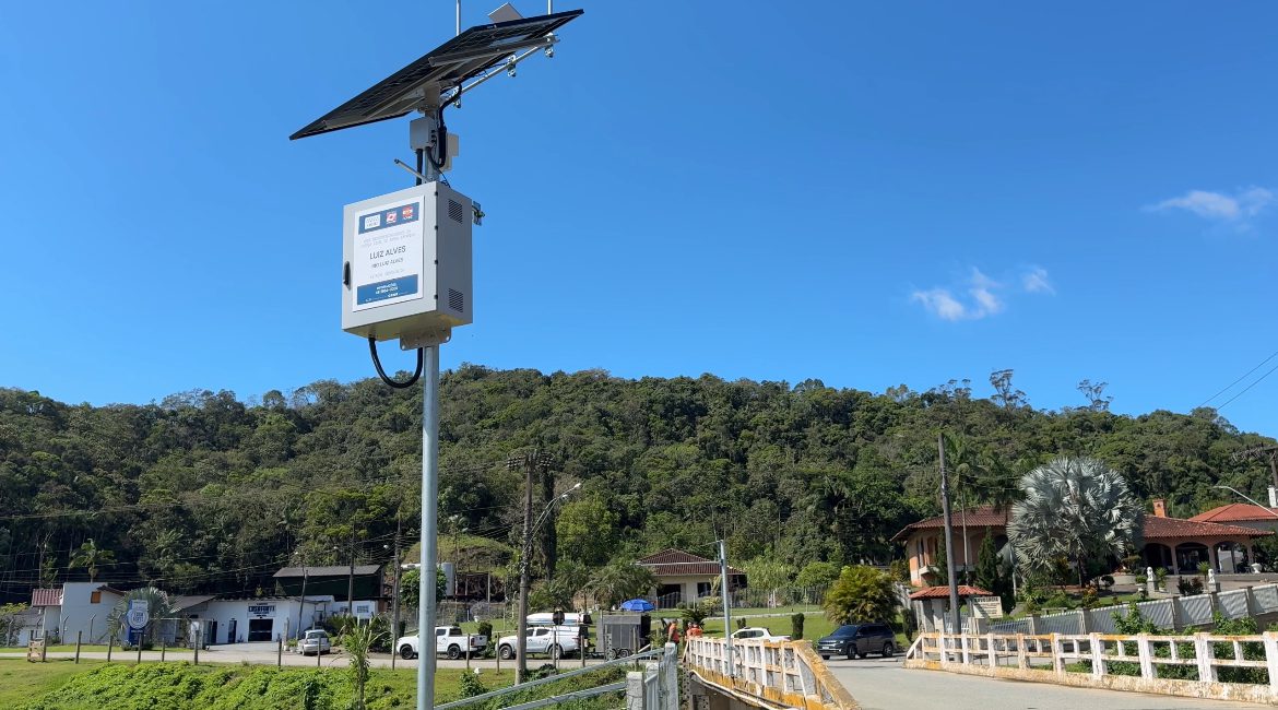 Luiz Alves agora tem estação para prevenção de cheias