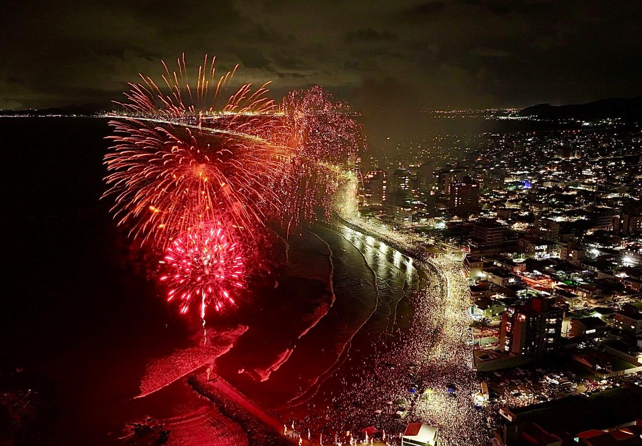Navegantes terá Réveillon com shows e queima de fogos na orla