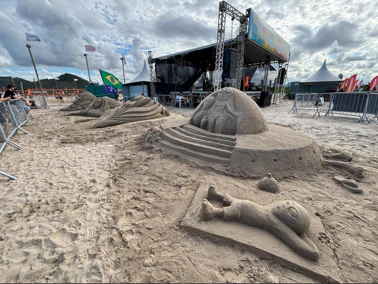 Navegantes promove Festival de esculturas na areia