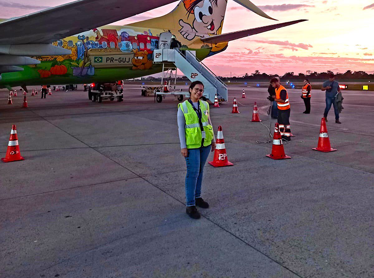 Mulheres garantem segurança dos voos nos aeroportos de Navegantes e Joinville