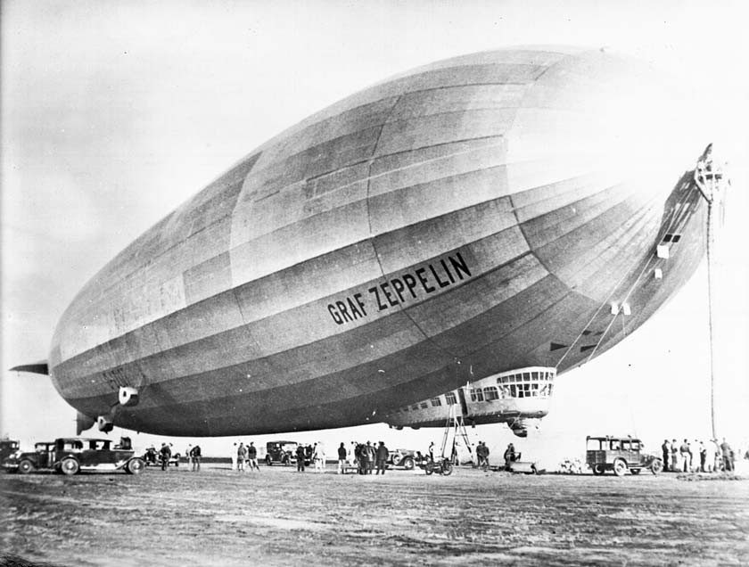 O dia em que o Zeppelin passou por Navegantes